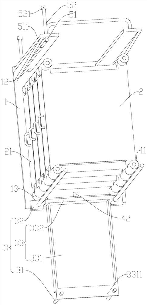 Tool box trolley for civil construction