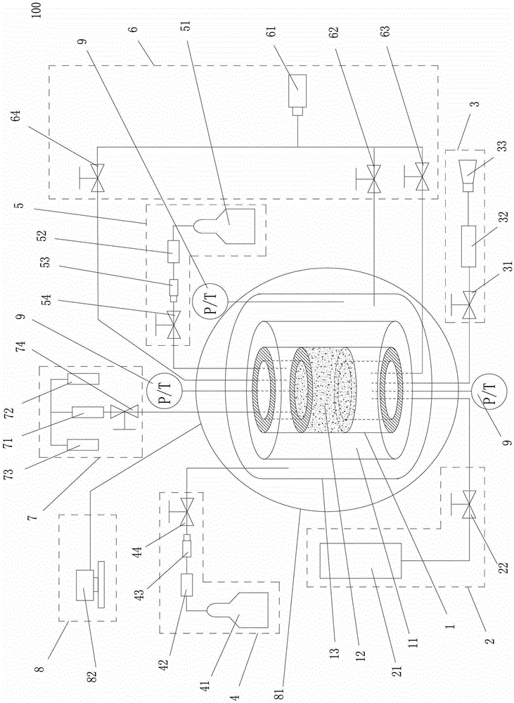 Experimental Apparatus and Method for Steam Reforming Reservoir Rock Characteristic Evaluation