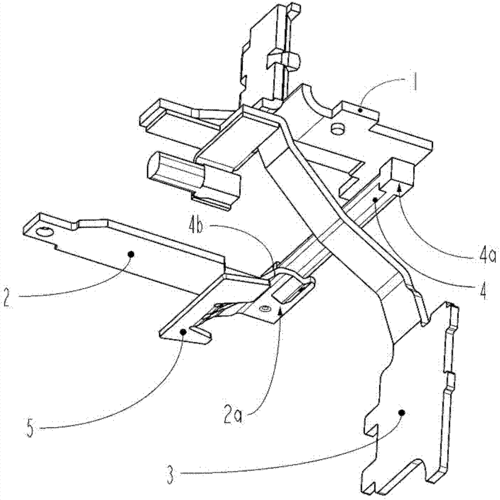 Device for electrical connection and circuit breaker