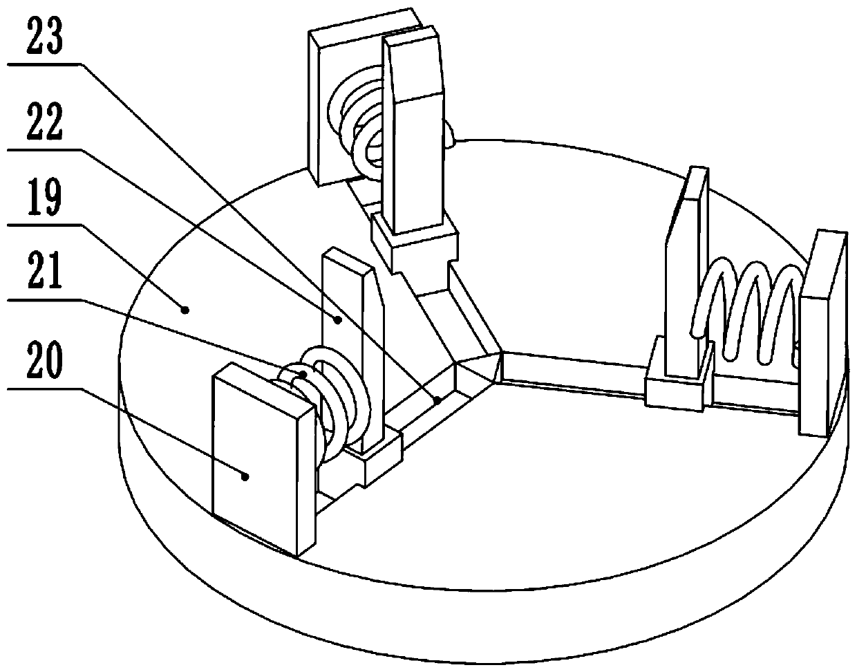 Beaker cleaning and drying integrated device