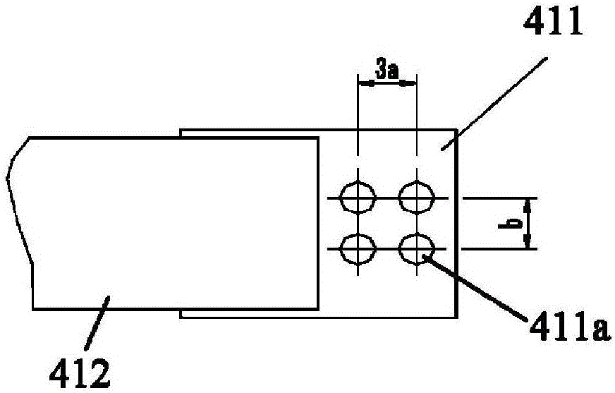 Non-welding push-pull rod connecting structure of photovoltaic tracking support and solar tracker