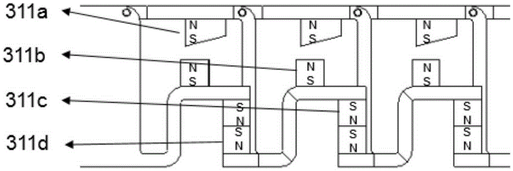 Supporting structure with variable forms and electric device having the supporting structure