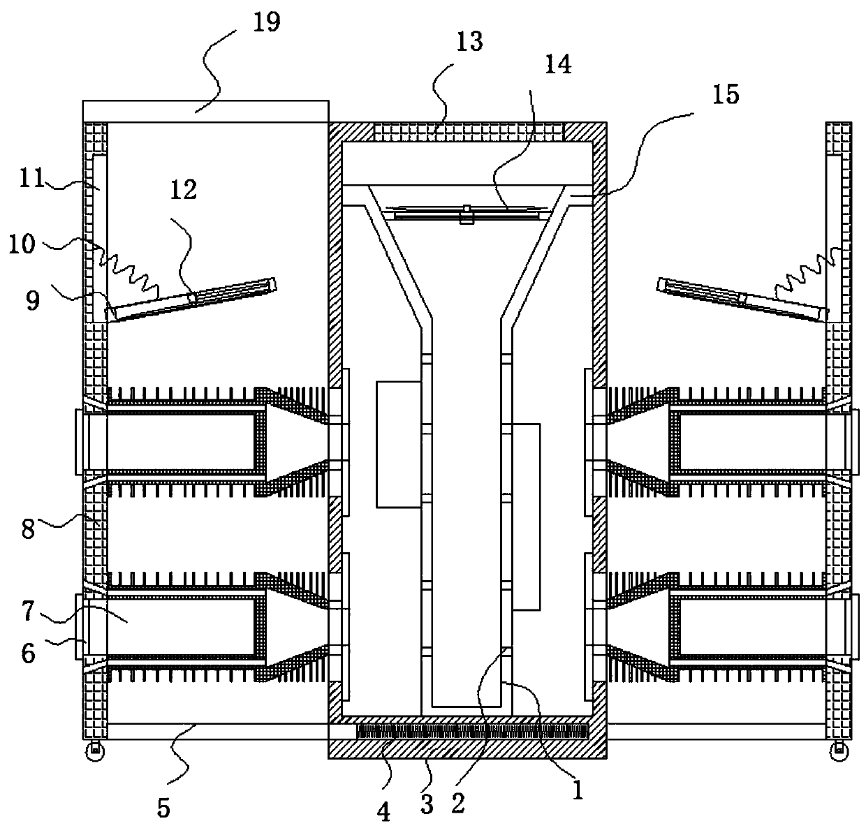 Computer case capable of increasing internal heat dissipation space of computer