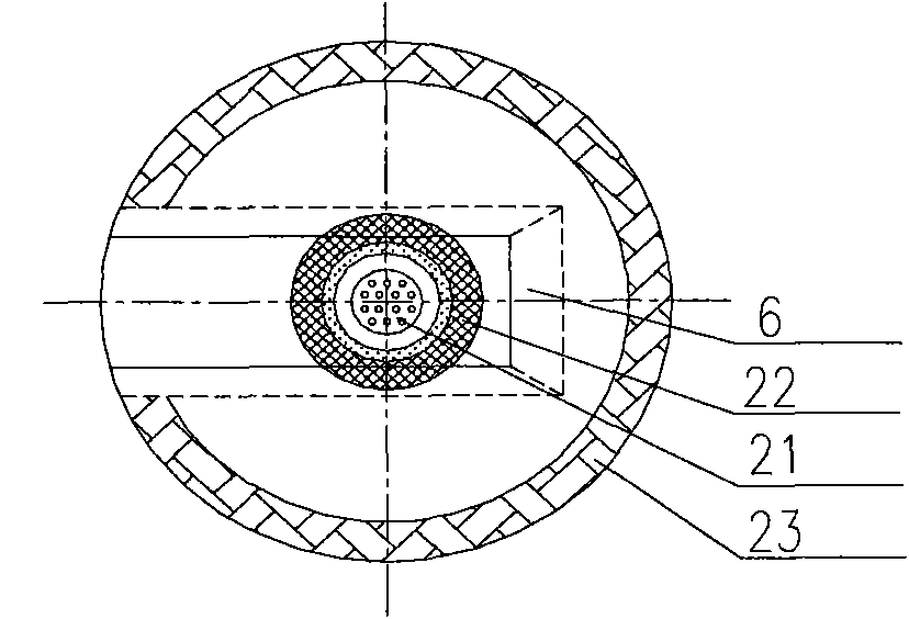 Solar heat supply device for villages and small towns