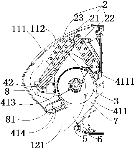 A wall-mounted air conditioner