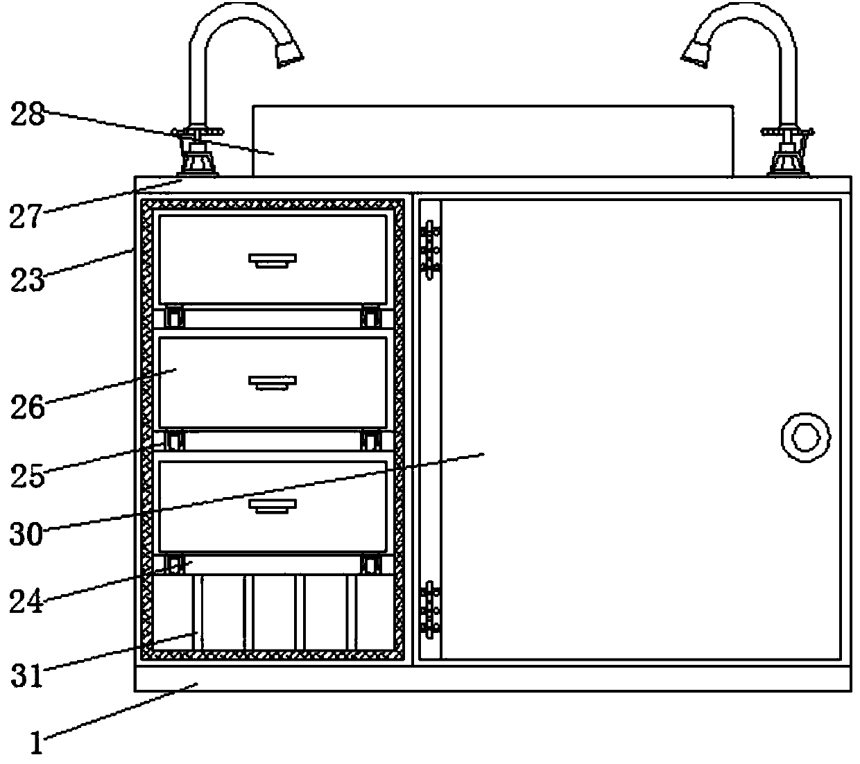 Cleaning and sterilizing device for medical apparatus and instruments