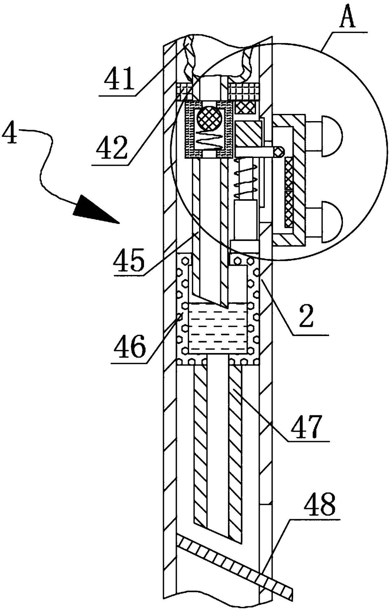 Inductive automatic opening and closing large fixed umbrella