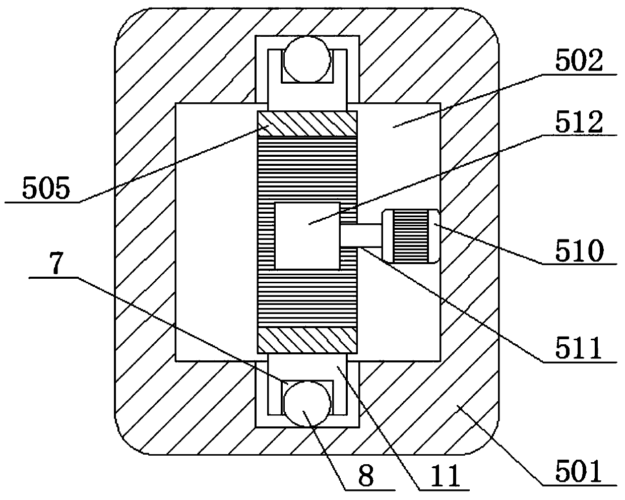 Pellet filling device of plastic granulator