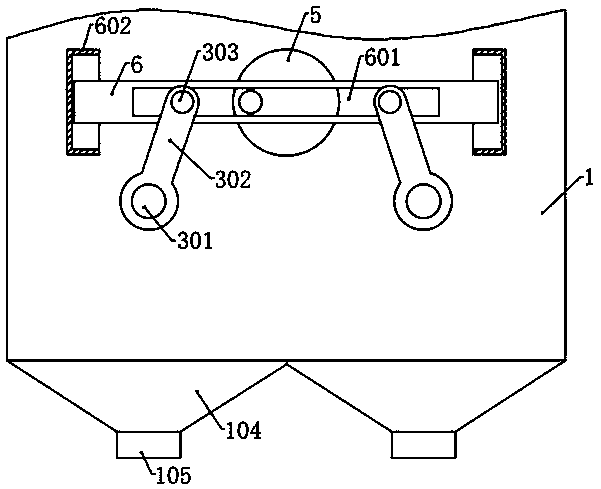 Embryo grain separating device for rice machining