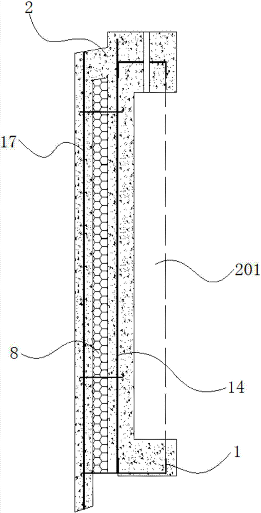 Prefabricated composite structure wallboard with free thermal-insulation form and manufacturing method thereof