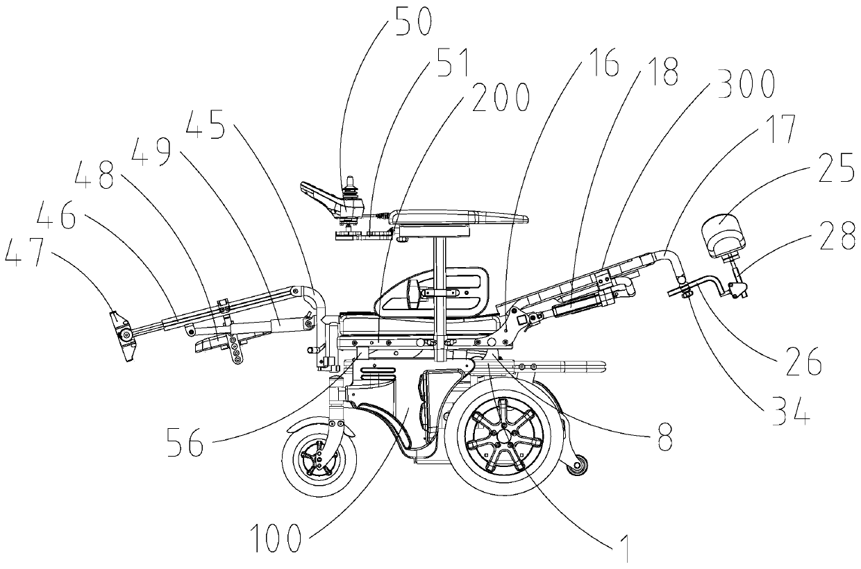 Multifunctional electric wheelchair