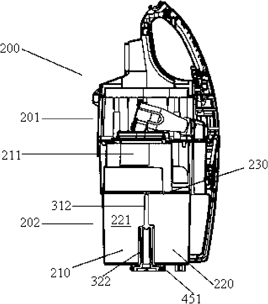 Dust barrel with double dust compressing function