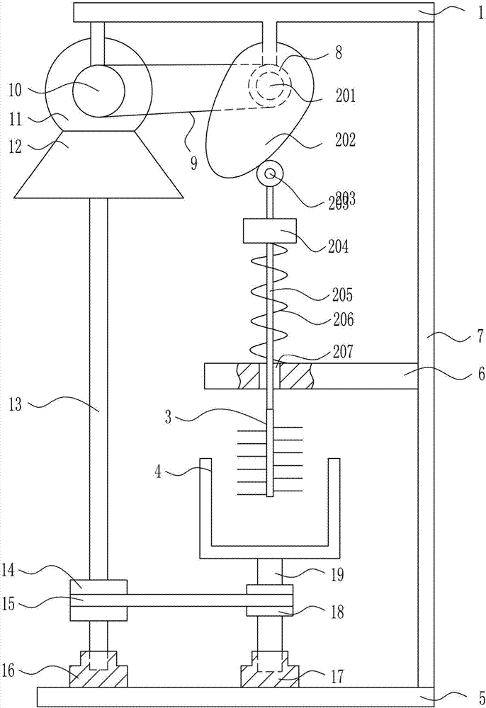 Quick stirring device for water purifier assembling