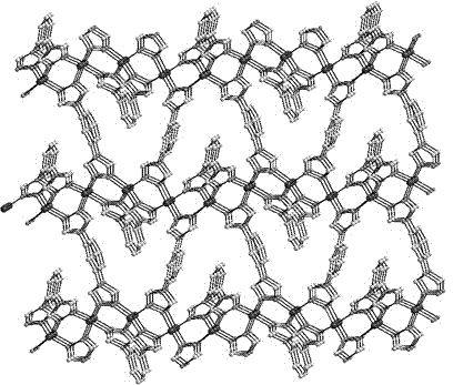 Triazole-copper perchlorate complex with p-fluorophenylboronic acid catalyzing effect and preparation method of triazole-copper perchlorate complex