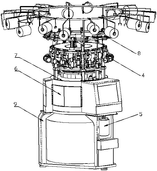 Novel artificial fur weaving machine