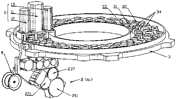 Novel artificial fur weaving machine