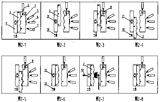 Multi-material in-mold assembling method