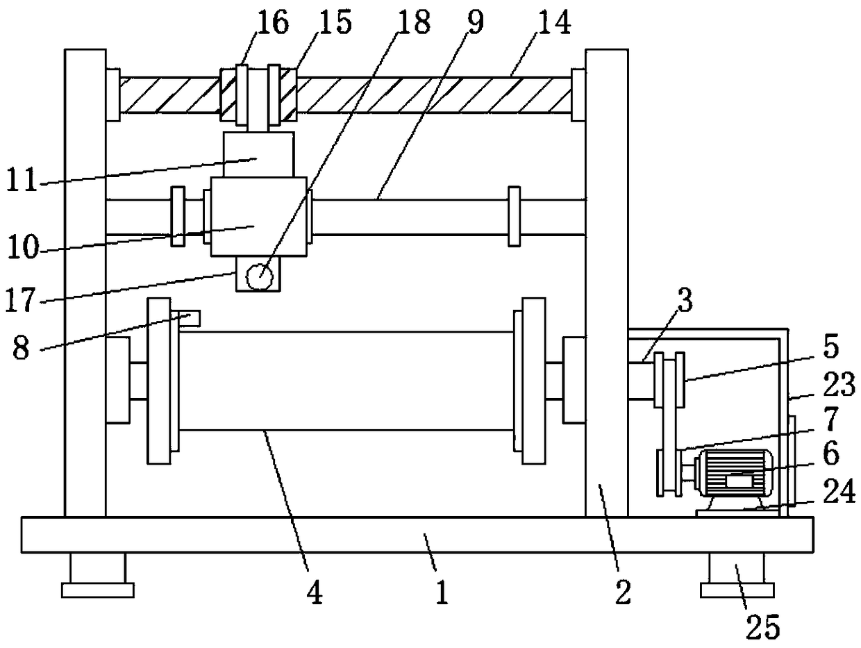 In-pipe electric wire drawing device for building intelligent installation engineering