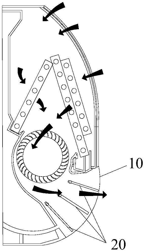 Air outlet adjusting device and air conditioner with same