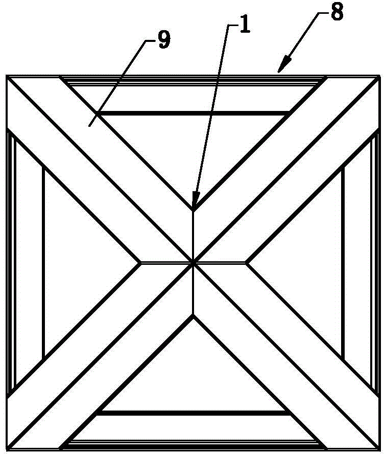 Right angle steel tripod and cone using the same