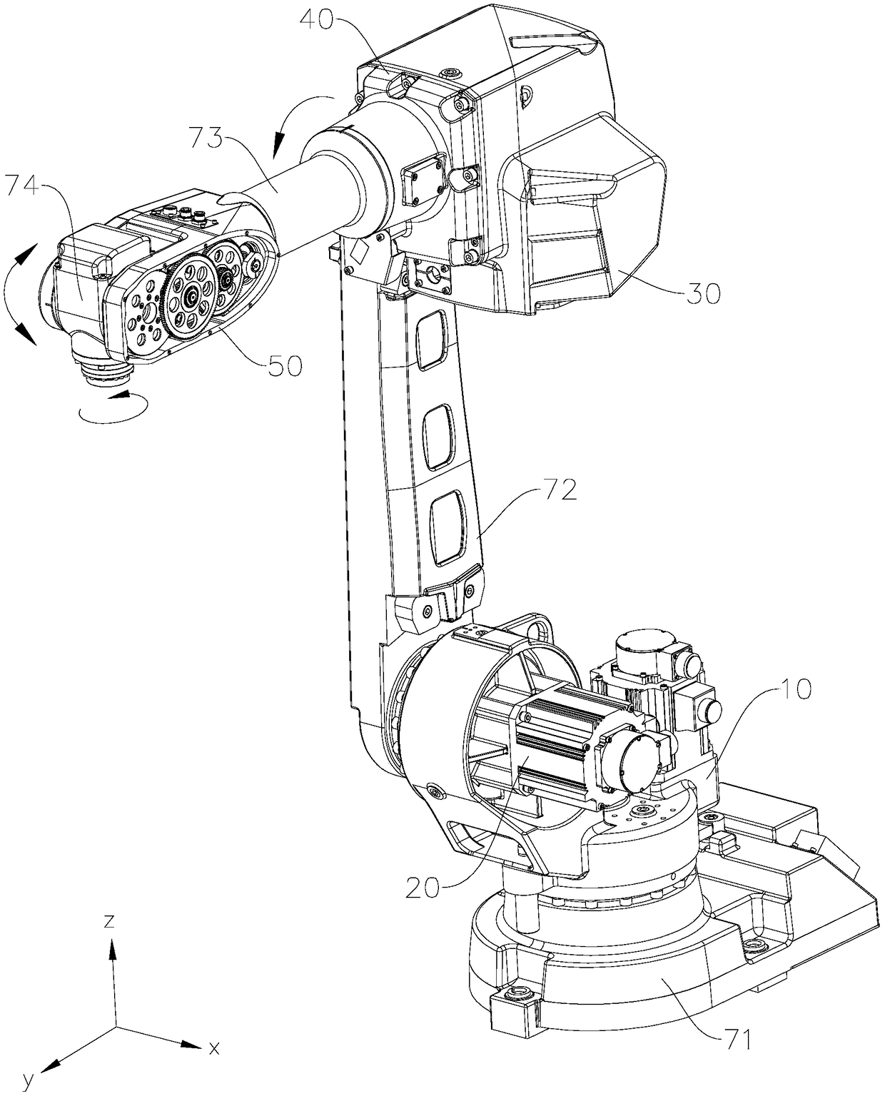 Manipulator with precision transmission device