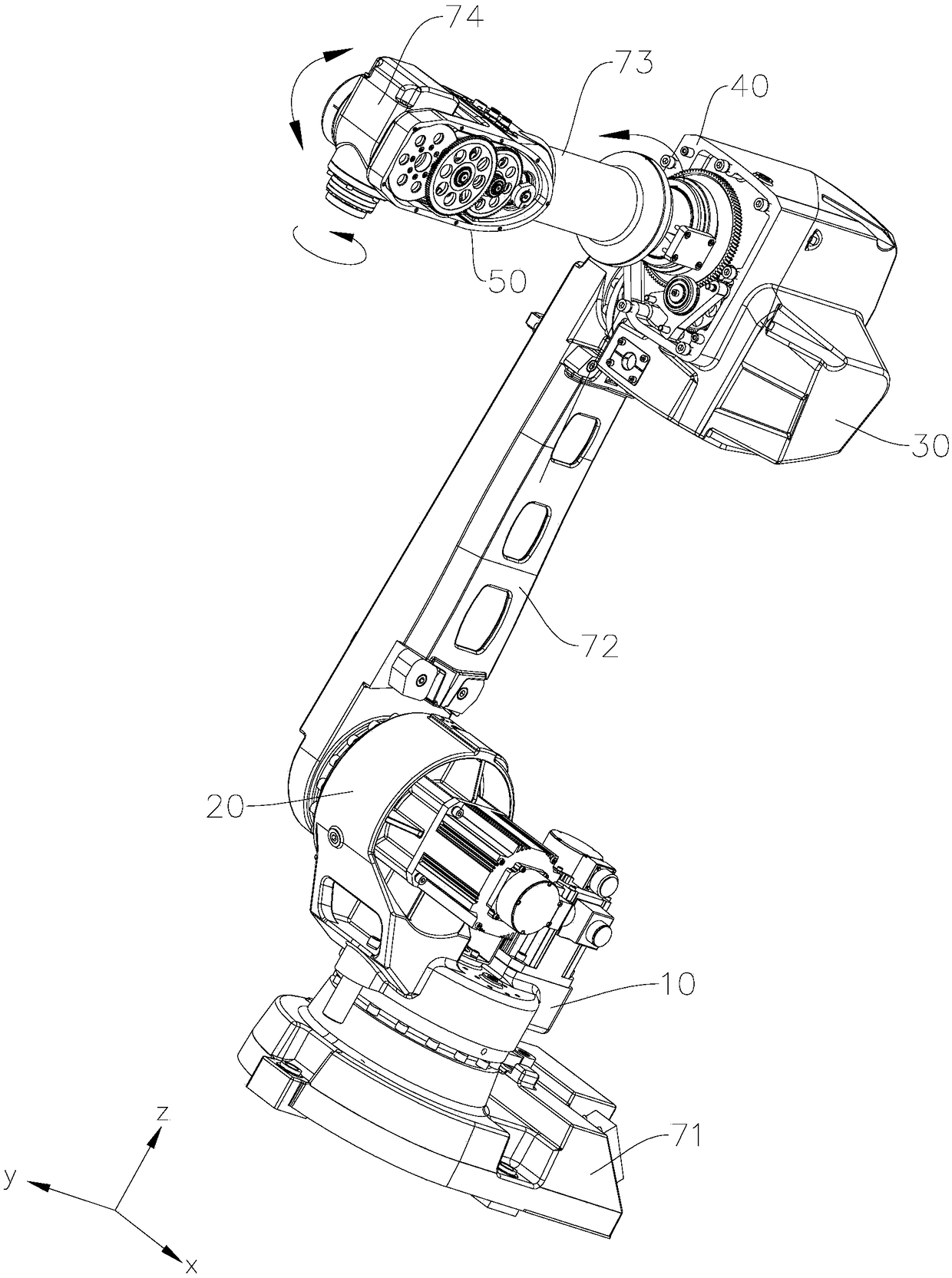 Manipulator with precision transmission device