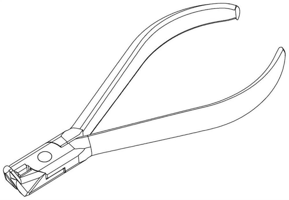 Titanium alloy orthodontic forceps and preparation method thereof