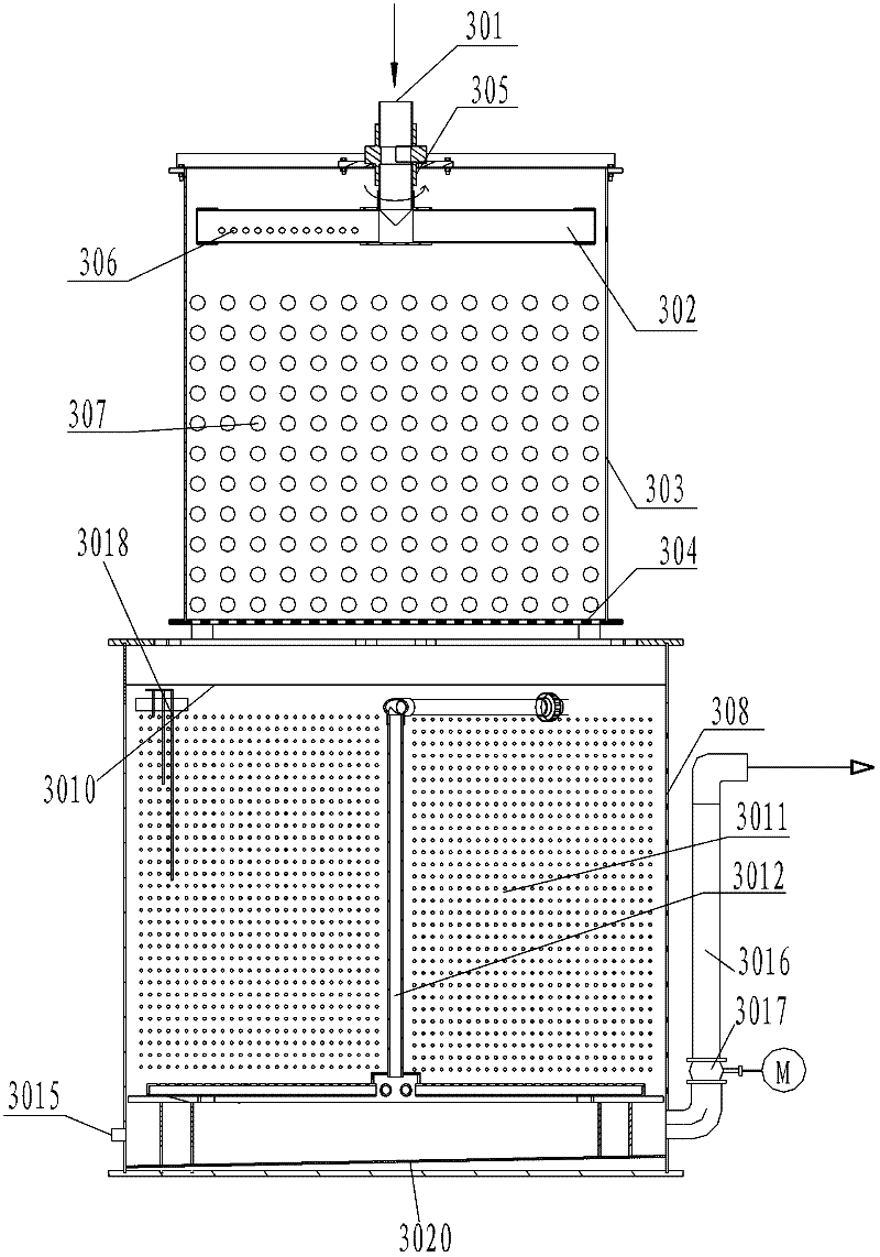 Water circulation treatment system of outdoor high-level shrimp tank