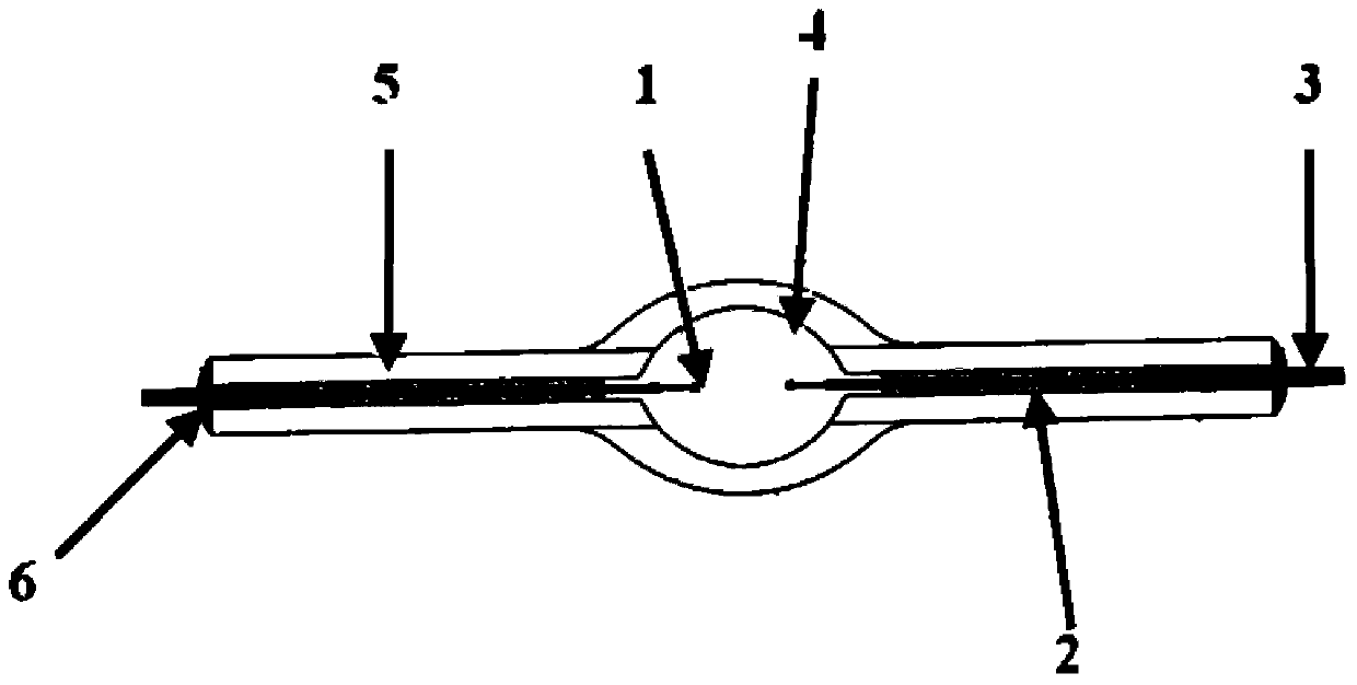 Ceramic halogen lamp