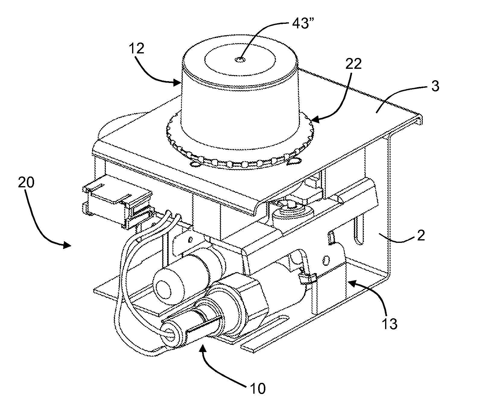 Control device for gas taps