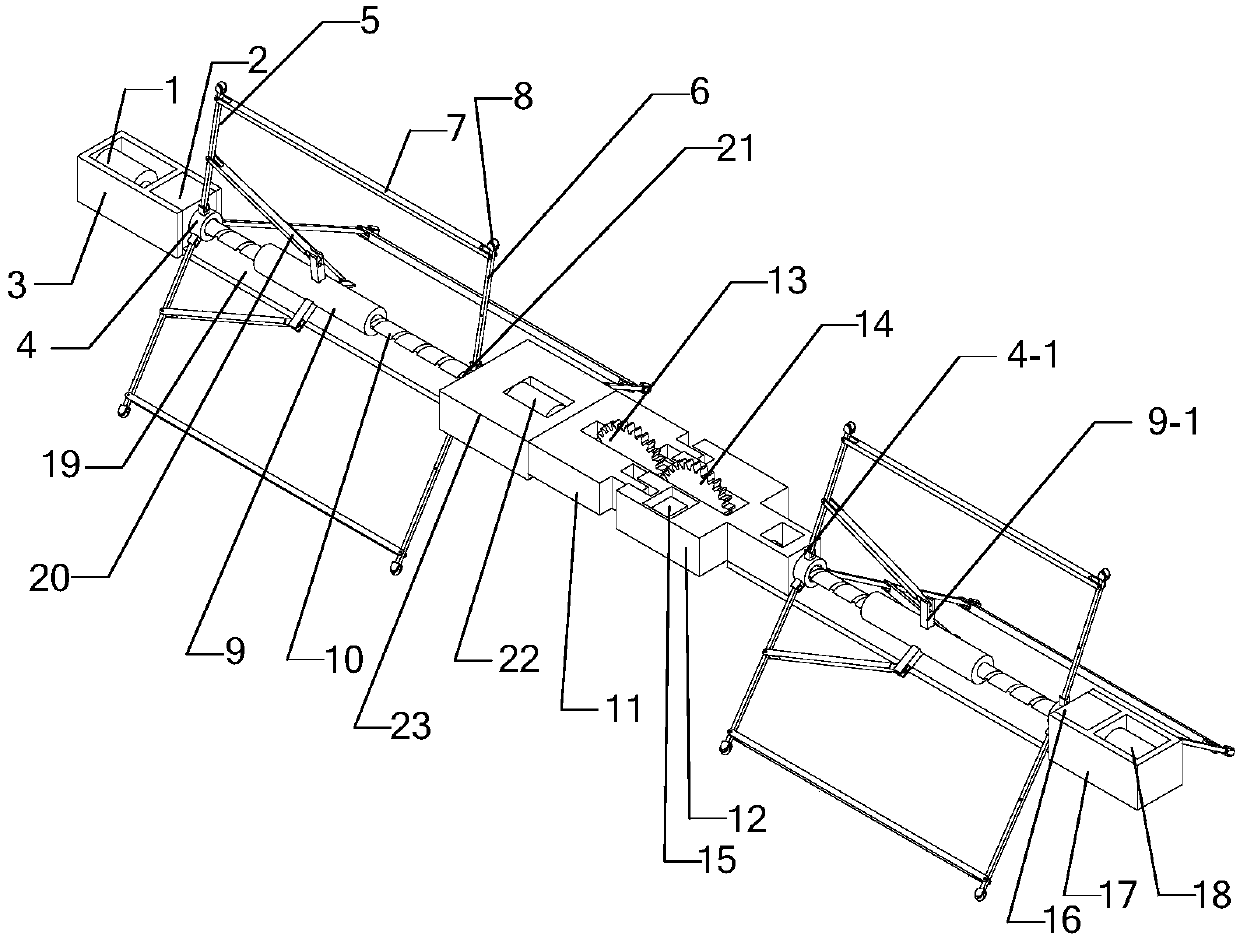 Self-adjusting type pipeline robot and working method in pipeline thereof