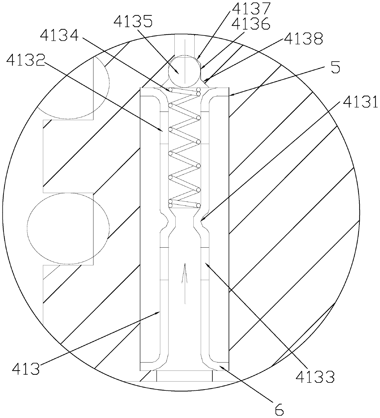 Automobile shock absorber provided with steel ball type bidirectional valve