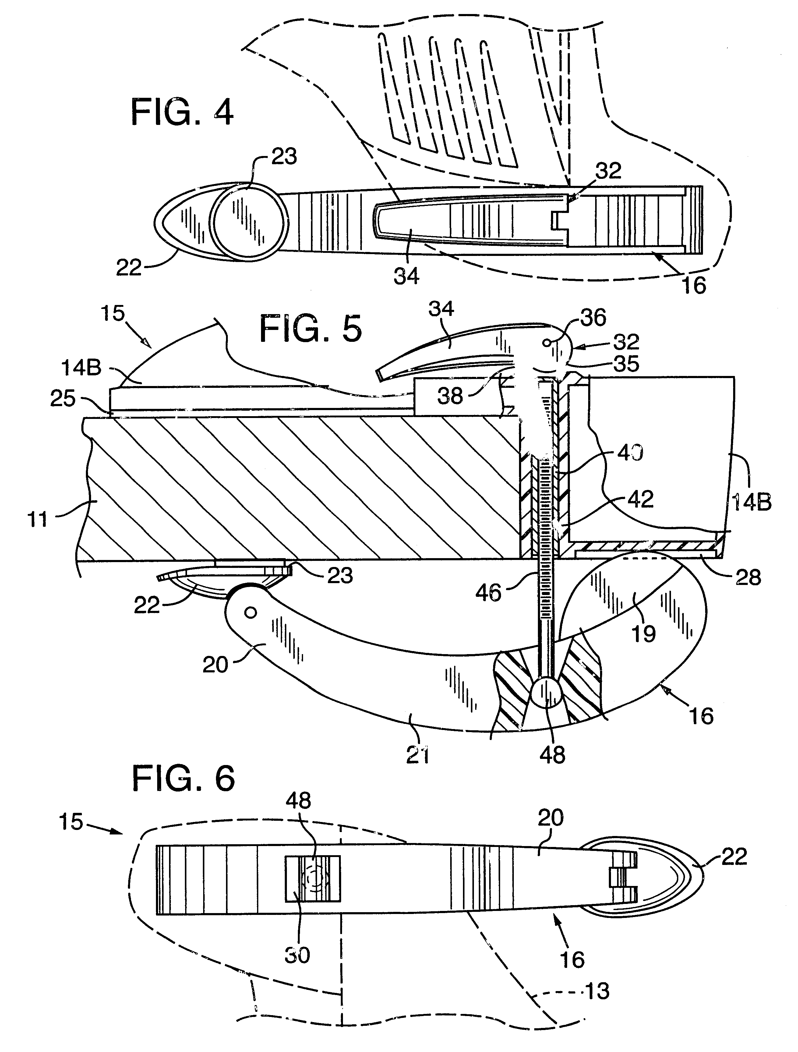 Controller for games or simulation programs with clamp for desktop mounting