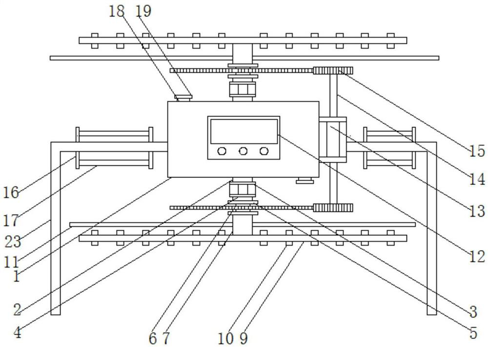 Shipbuilding coating workshop temperature and humidity control device