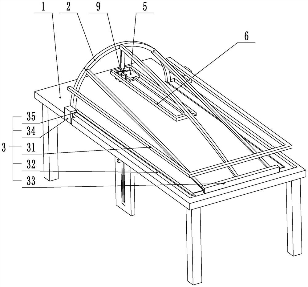 A burn rehabilitation bed