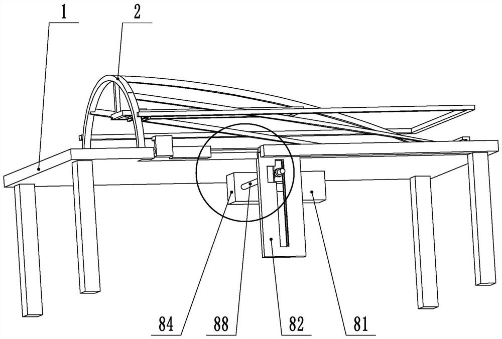 A burn rehabilitation bed