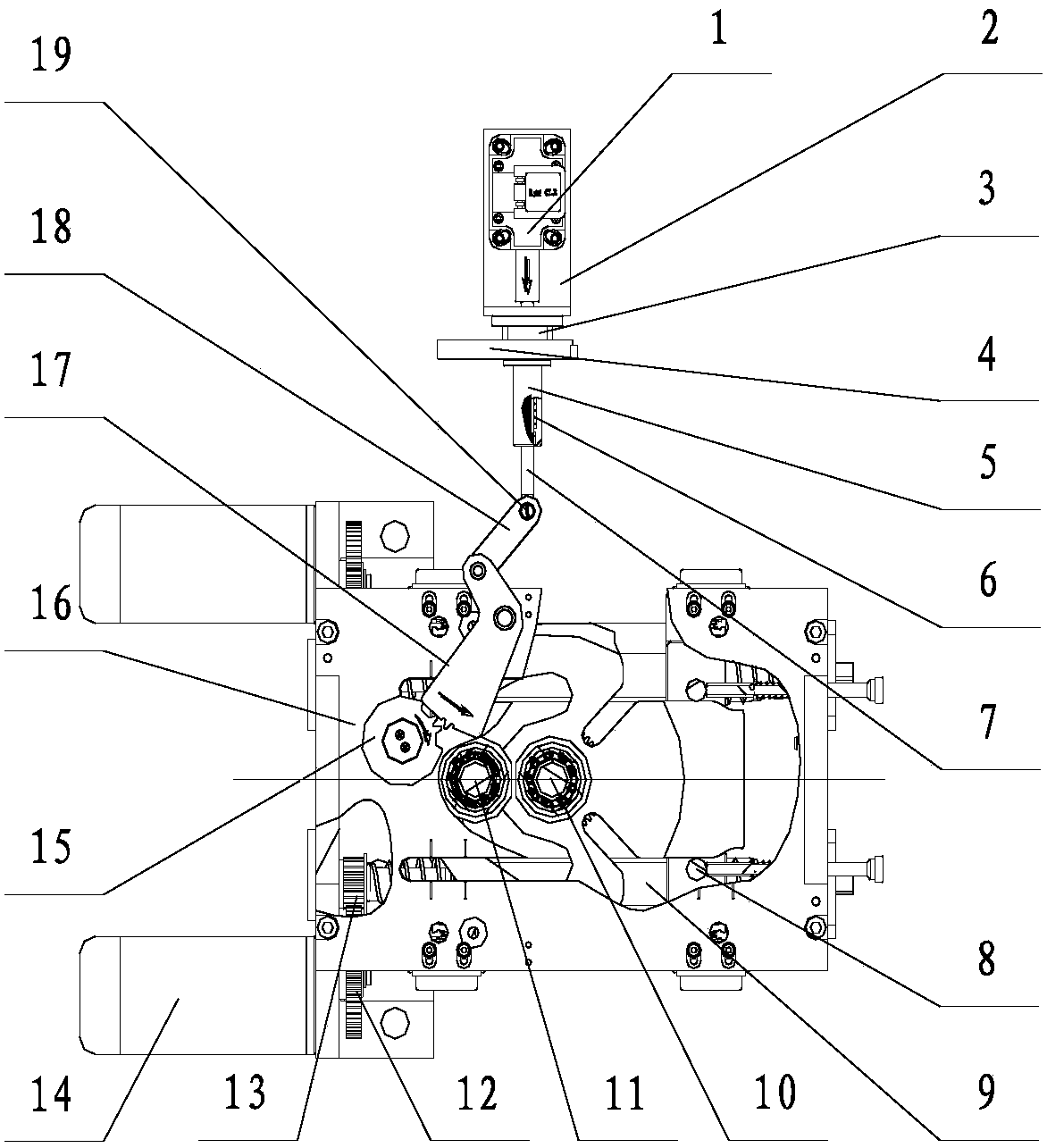 Program lock device of three-station electric mechanism and application method of program lock device