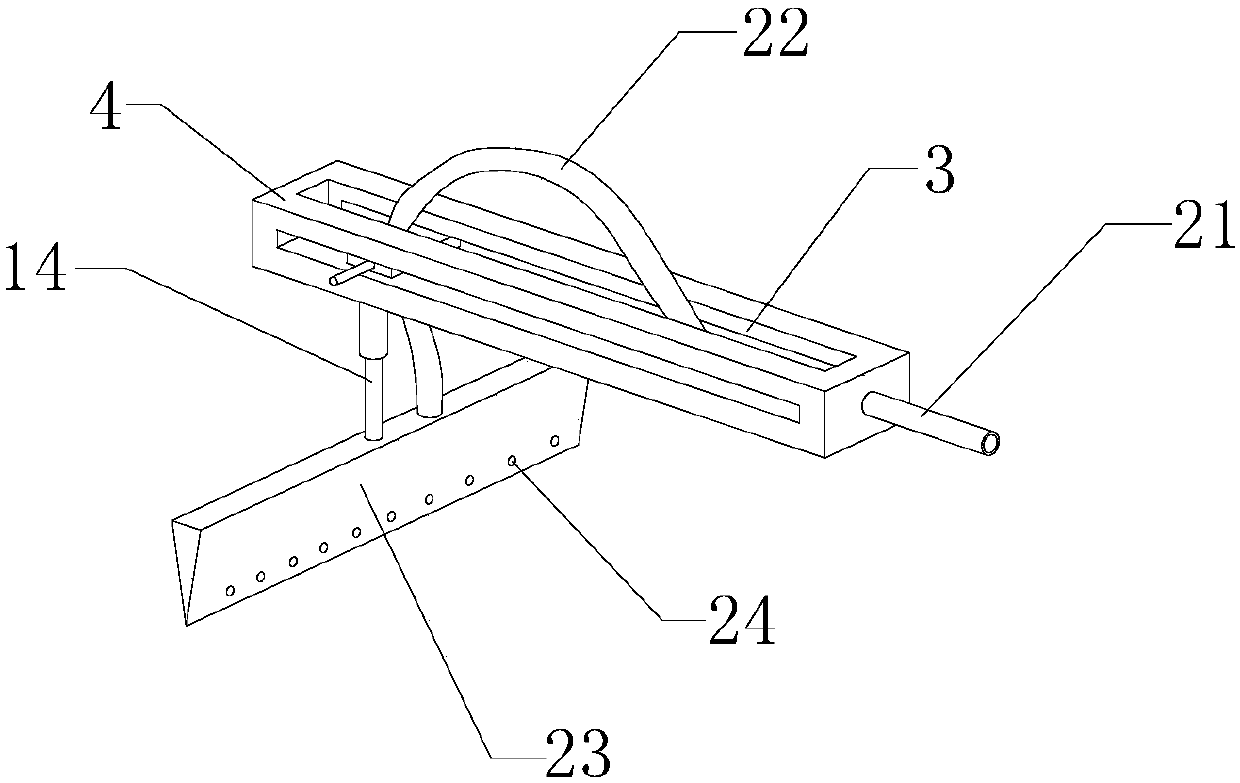 Novel 3D printing equipment single-cantilever scraper