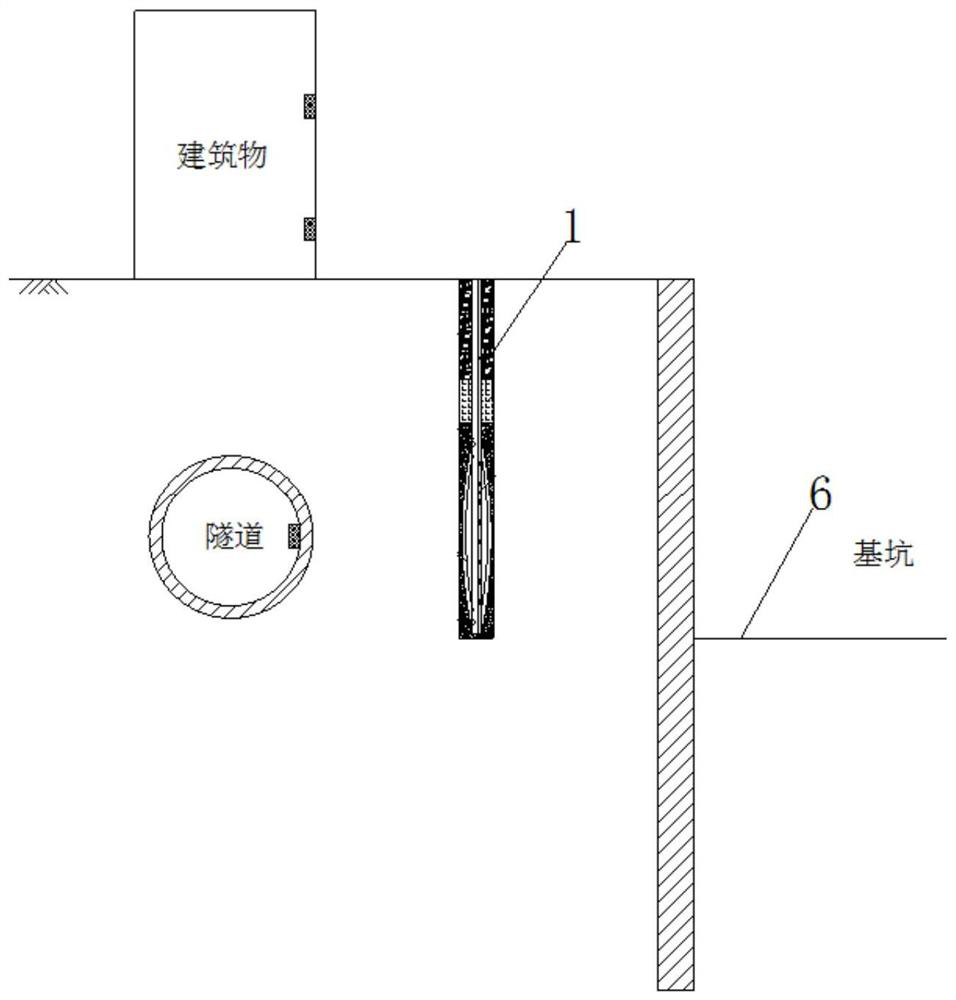 Method and device for controlling deformation of soil around foundation pit