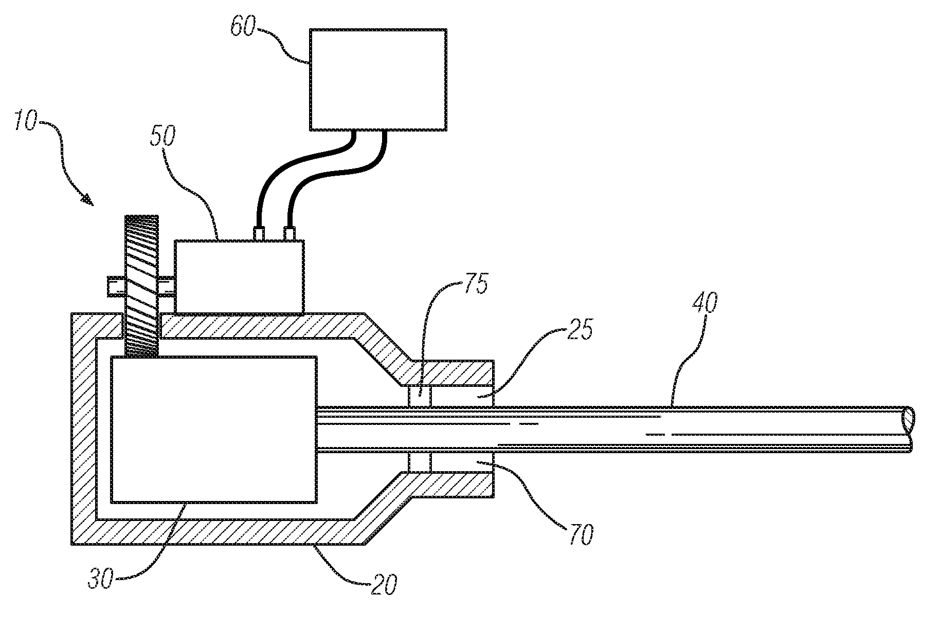 Apparatus and method for reducing stray RF signal noise in an electrically powered vehicle