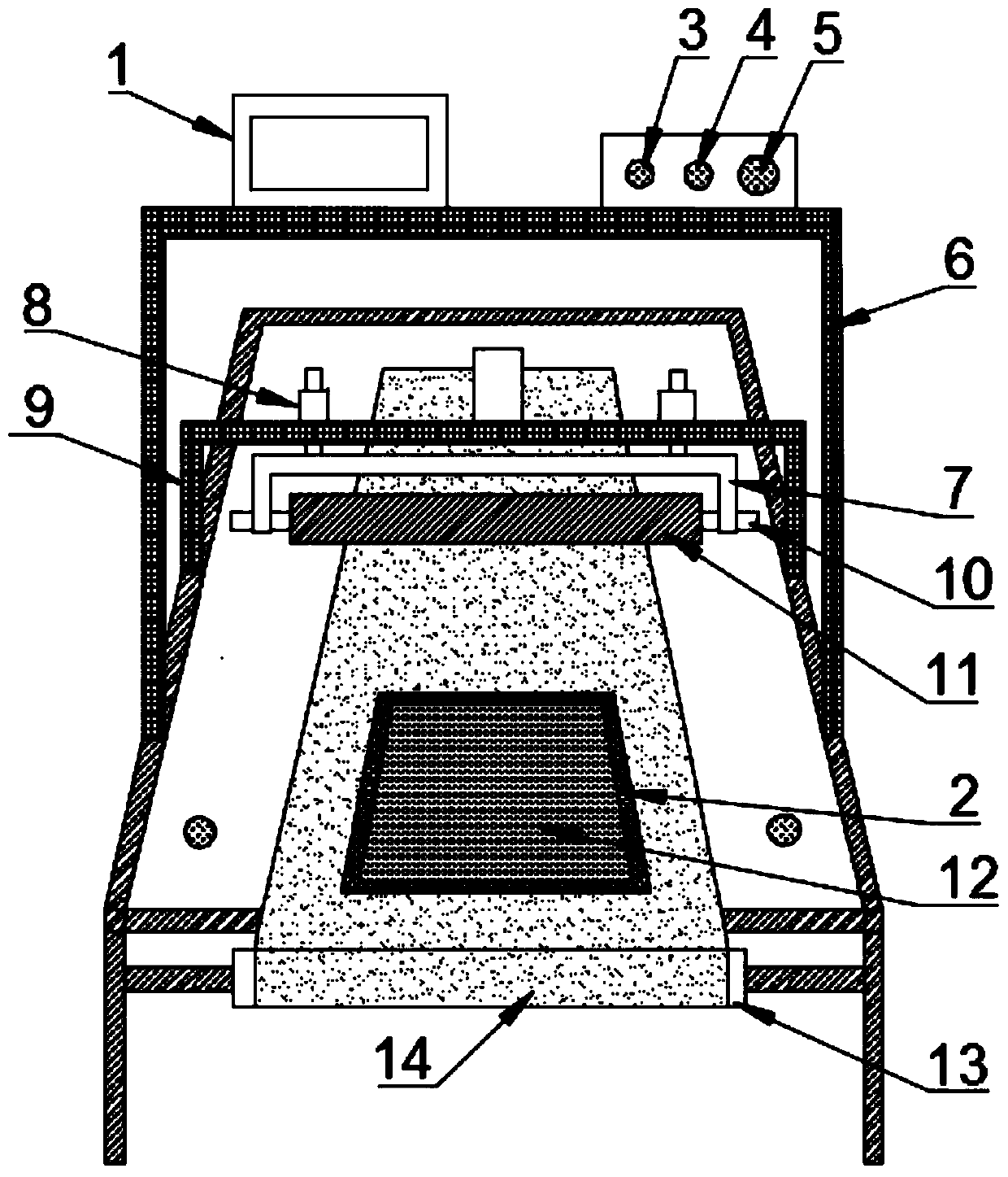 Method and device for improving wrinkles of dry diaphragm of lithium ion soft package laminated battery