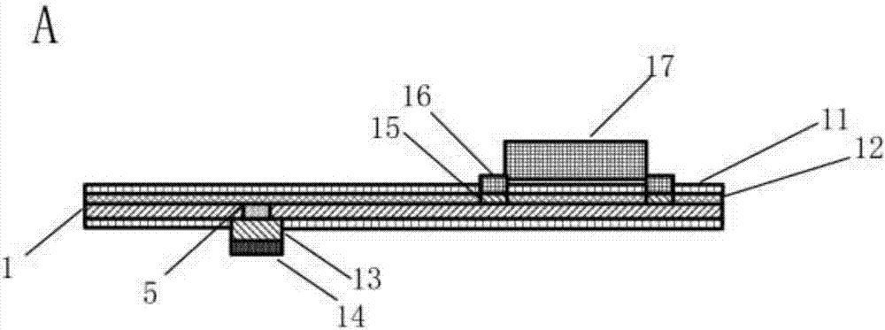 Active dot-matrix type flexible electrode paste device