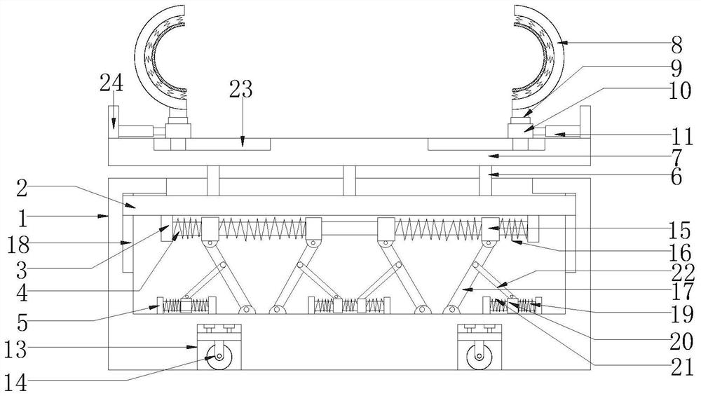 Electric vehicle accessory positioning and fixing device