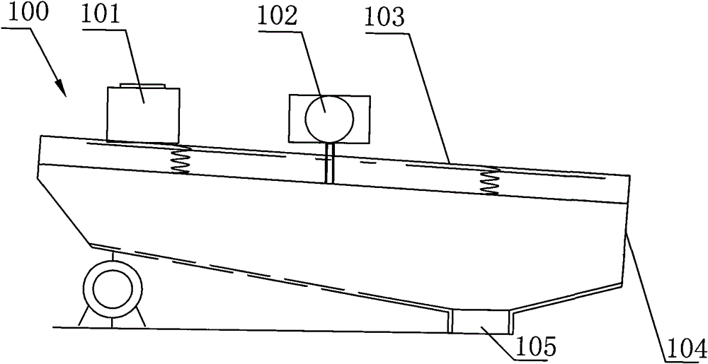 Device and method for dewatering and drying mud under water