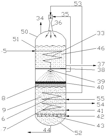 A kind of acid gas combined treatment process and system