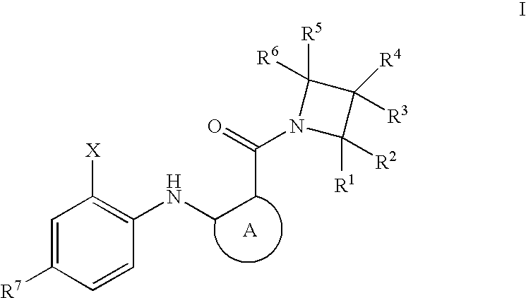 Azetidines as MEK Inhibitors for the Treatment of Proliferative Diseases