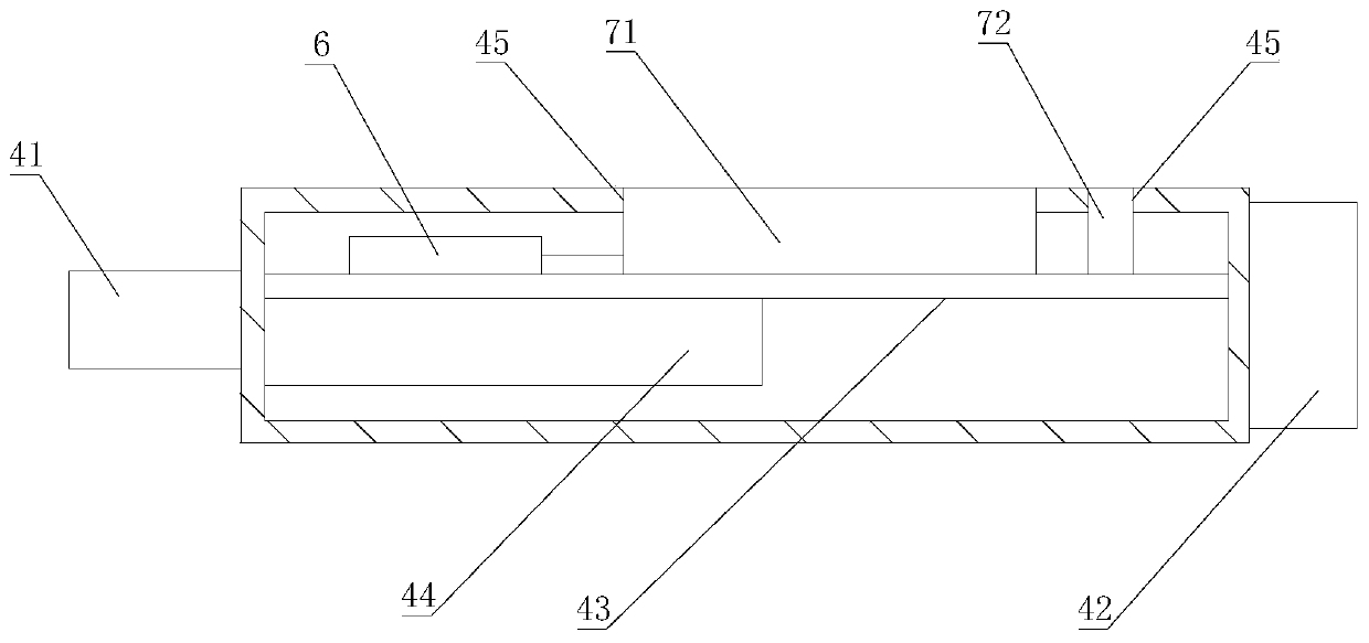 Intelligent rocking handle device of mobile switch cabinet