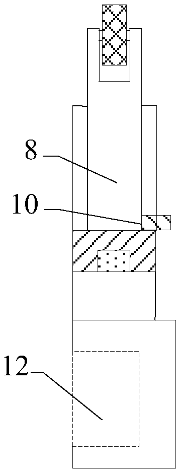 Cable bending displacement measuring device