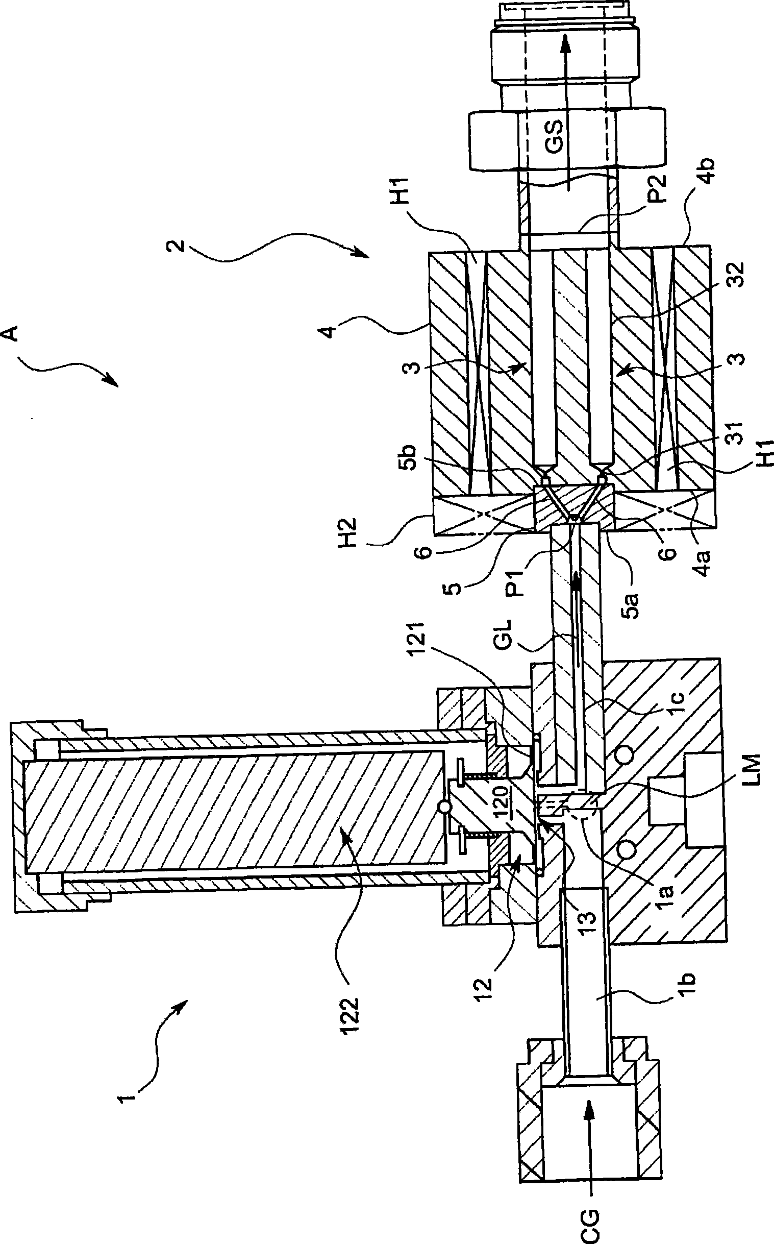 Liquid material vaporizer