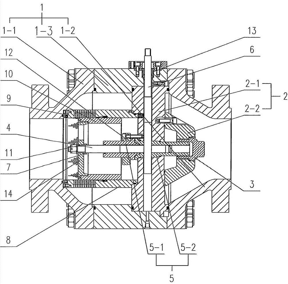 Regulating valve of axial flow sleeve